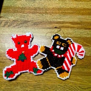 Ginger Bear Christmas ornaments
